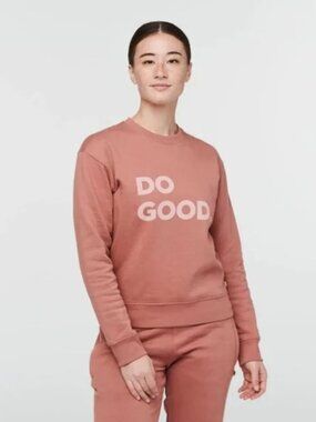 cotopaxi Do Good Graphic Sweatshirt Organic Cotton Crew Ethical Sustainable M